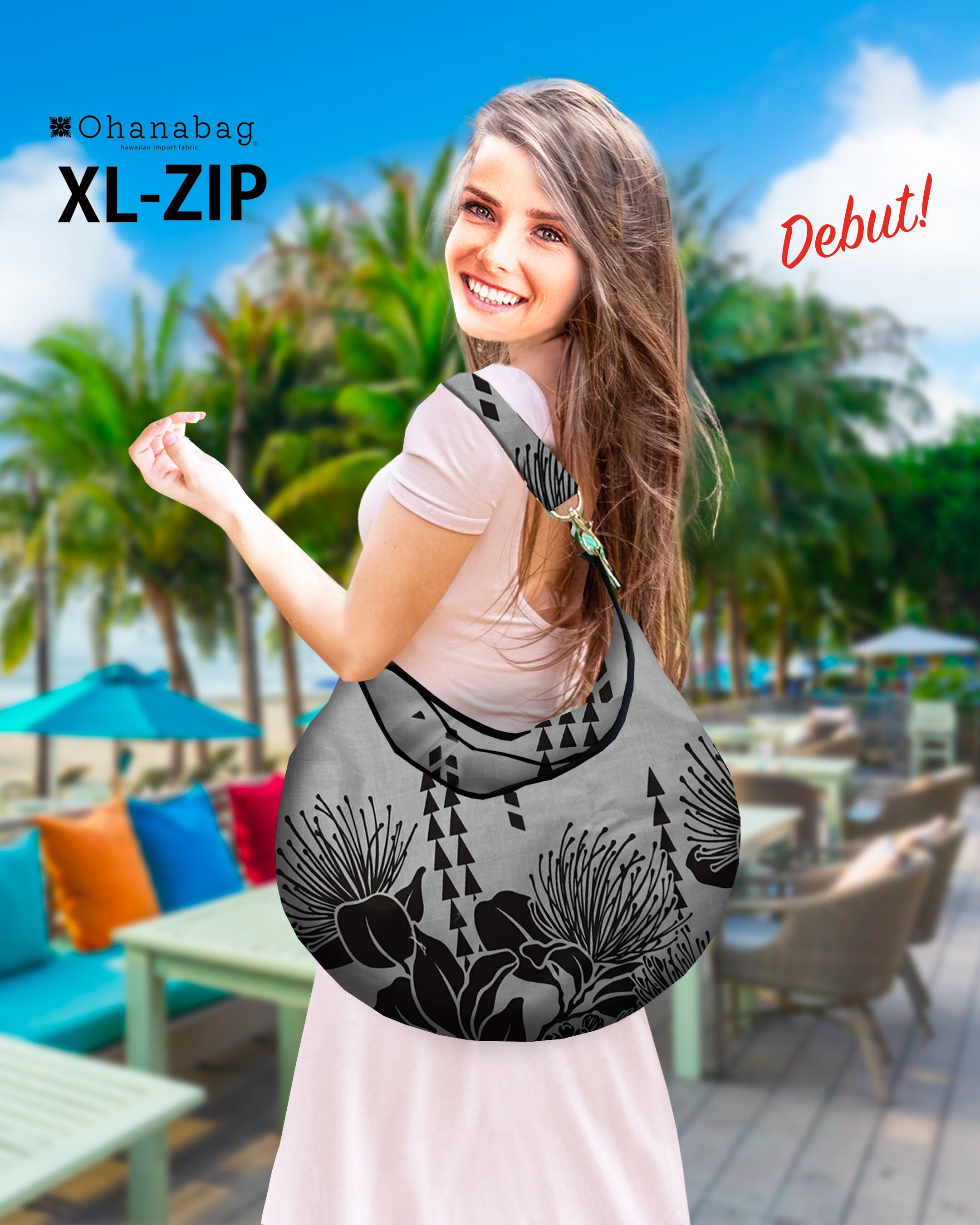 XL-ZIP・ラヴァレフア】Hawaiian Ohana Bag/ XL-ZIP_009 | ohanabag