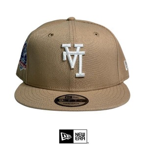 NEW ERA USA 「"LA" Up Side Down 6 Panel BB Cap Camel×White」