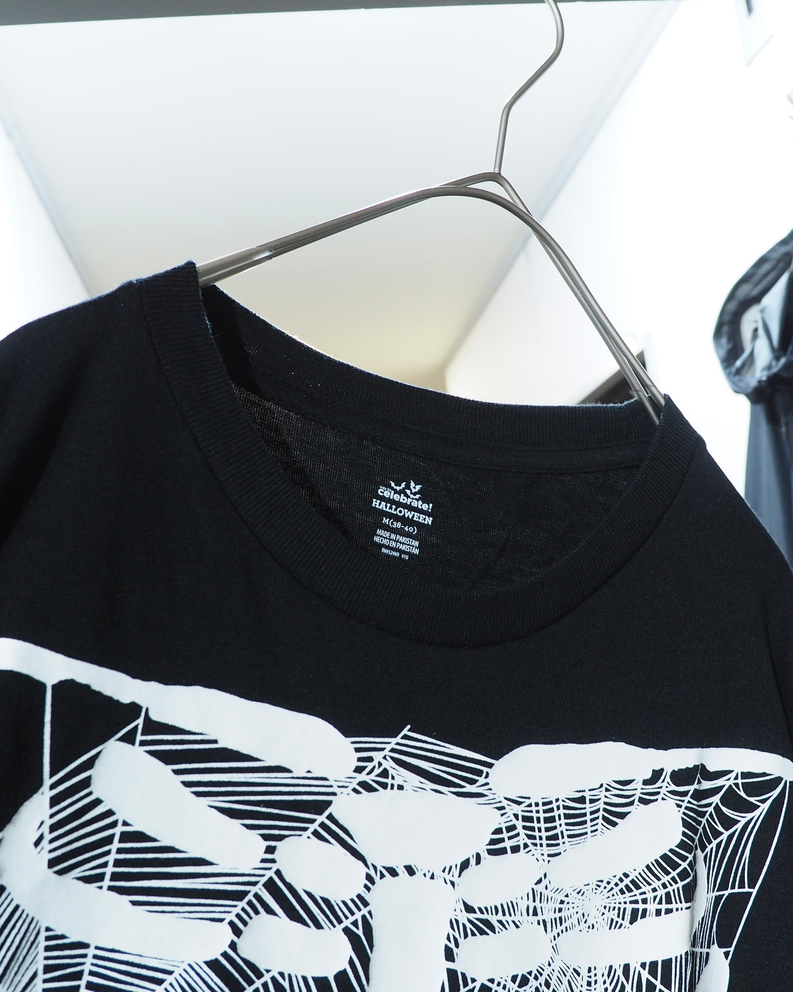 ” 肋骨 ” Rib cage × Spider Wed printed Black SS Tee