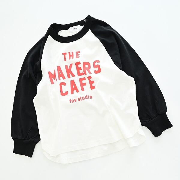 FOV(フォブ) / MAKERS L/S Tシャツ / ホワイト / 90-160cm