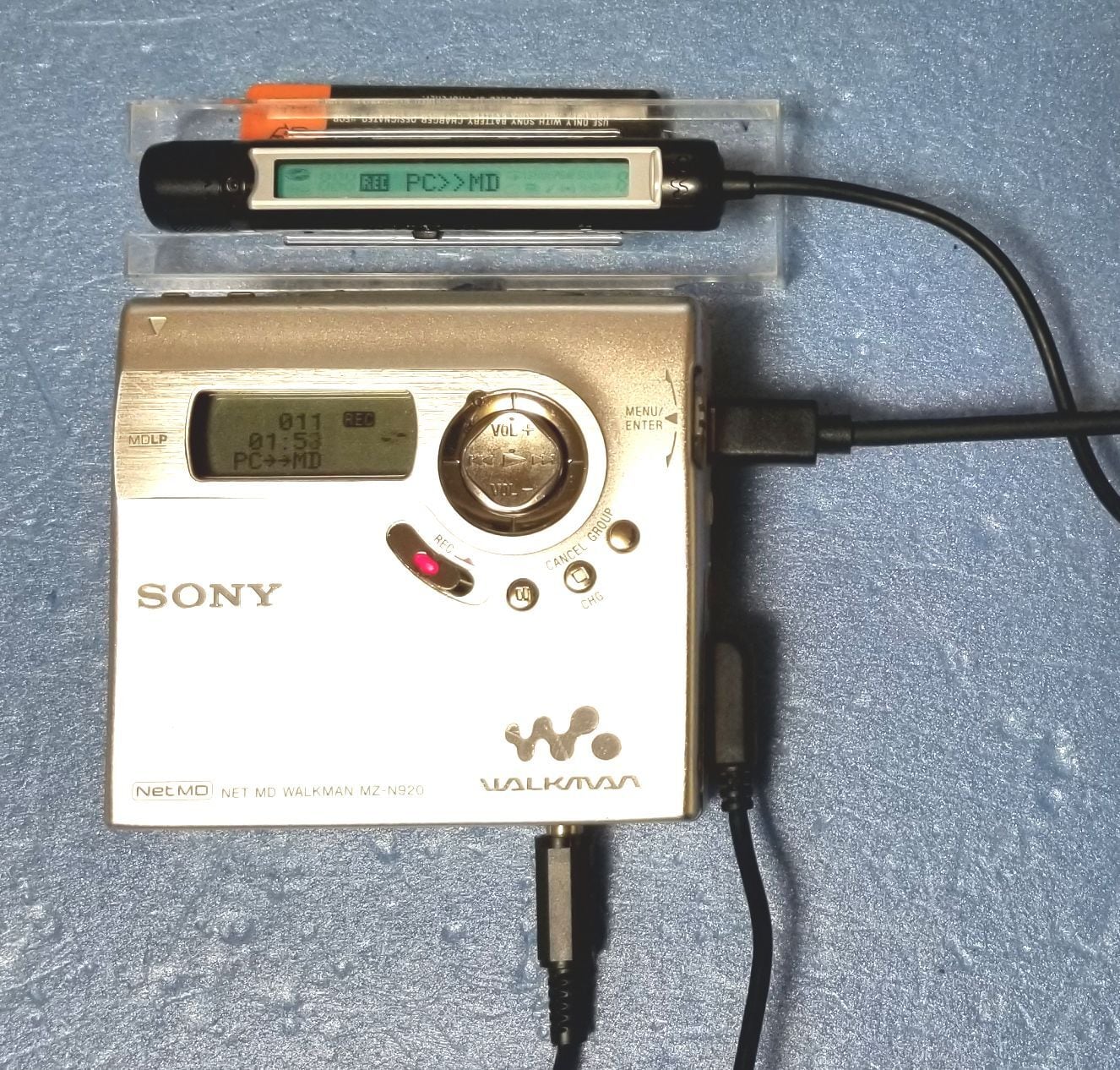 ポータブルレコーダー SONY MZ-N920 NetMD MDLP対応 完動品・動作保証
