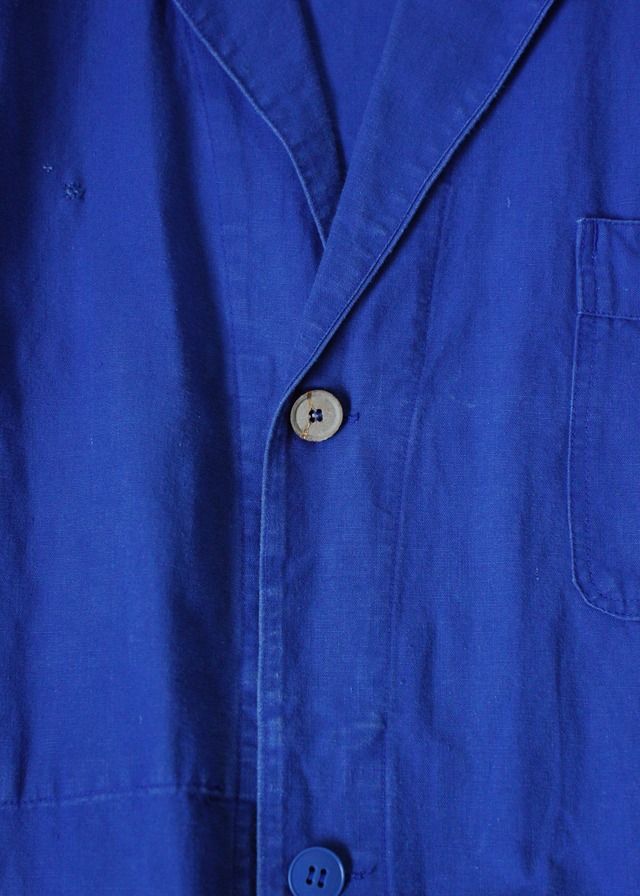 60's French vintage 3B cotton long jacket