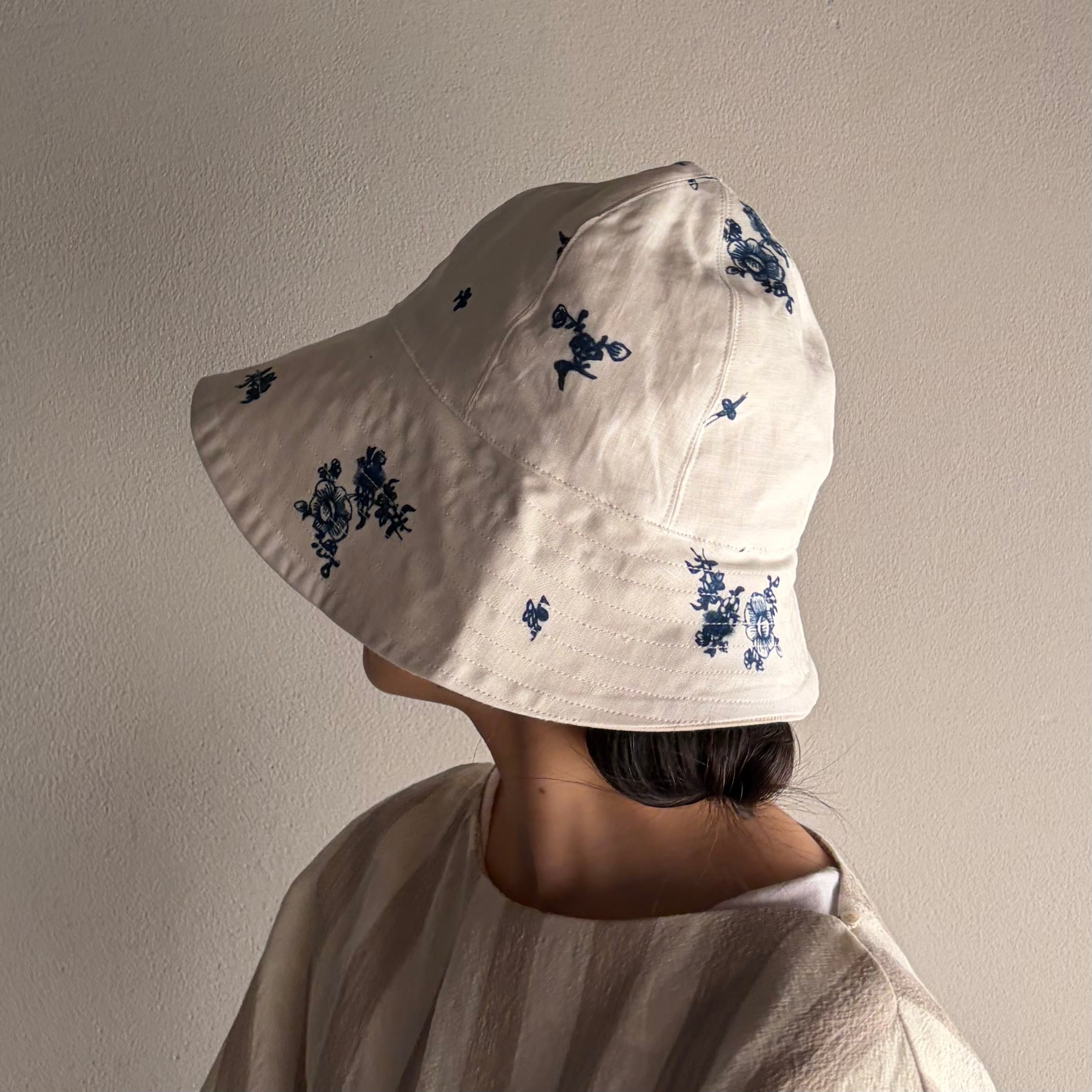 quitan/キタン REVERSIBLE BACKET HAT #6176023 INDIGO PRINT