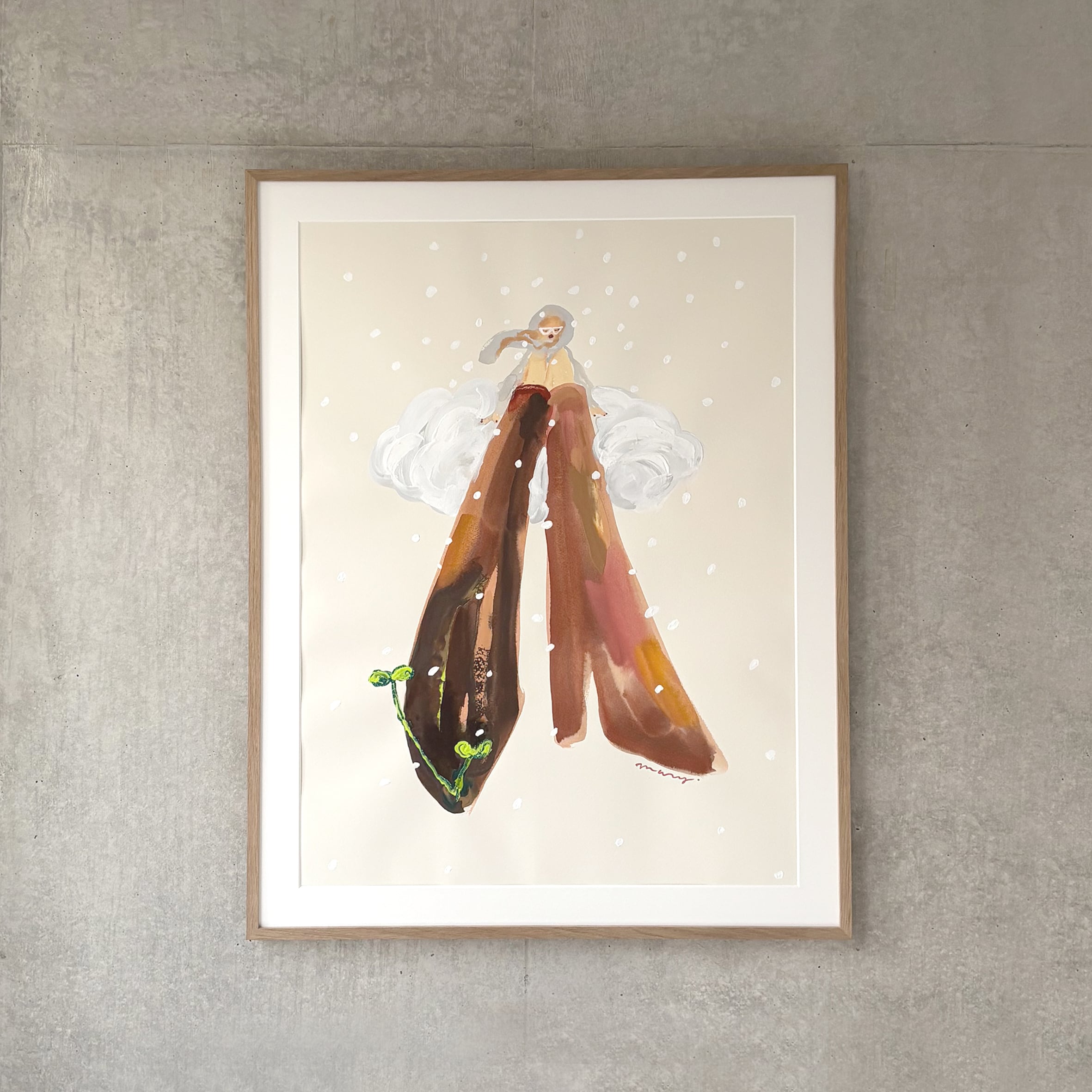 中原昌也コラージュ原画（直筆イラストつき） 』（額縁付き）5 | PAY ID
