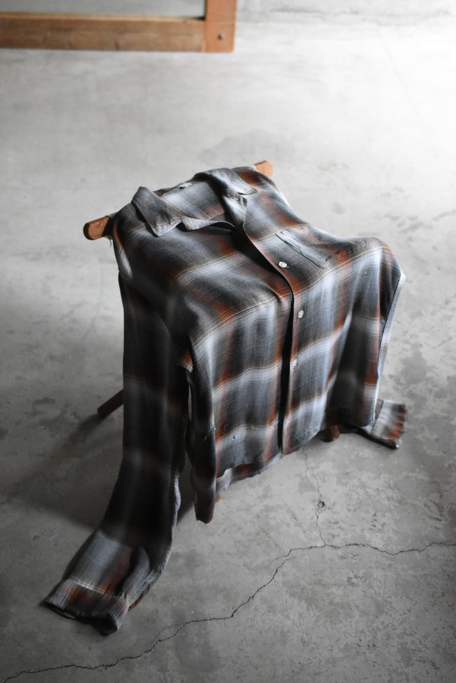 Utah／40's ”US ARMY” pajamas shirt／black to dye