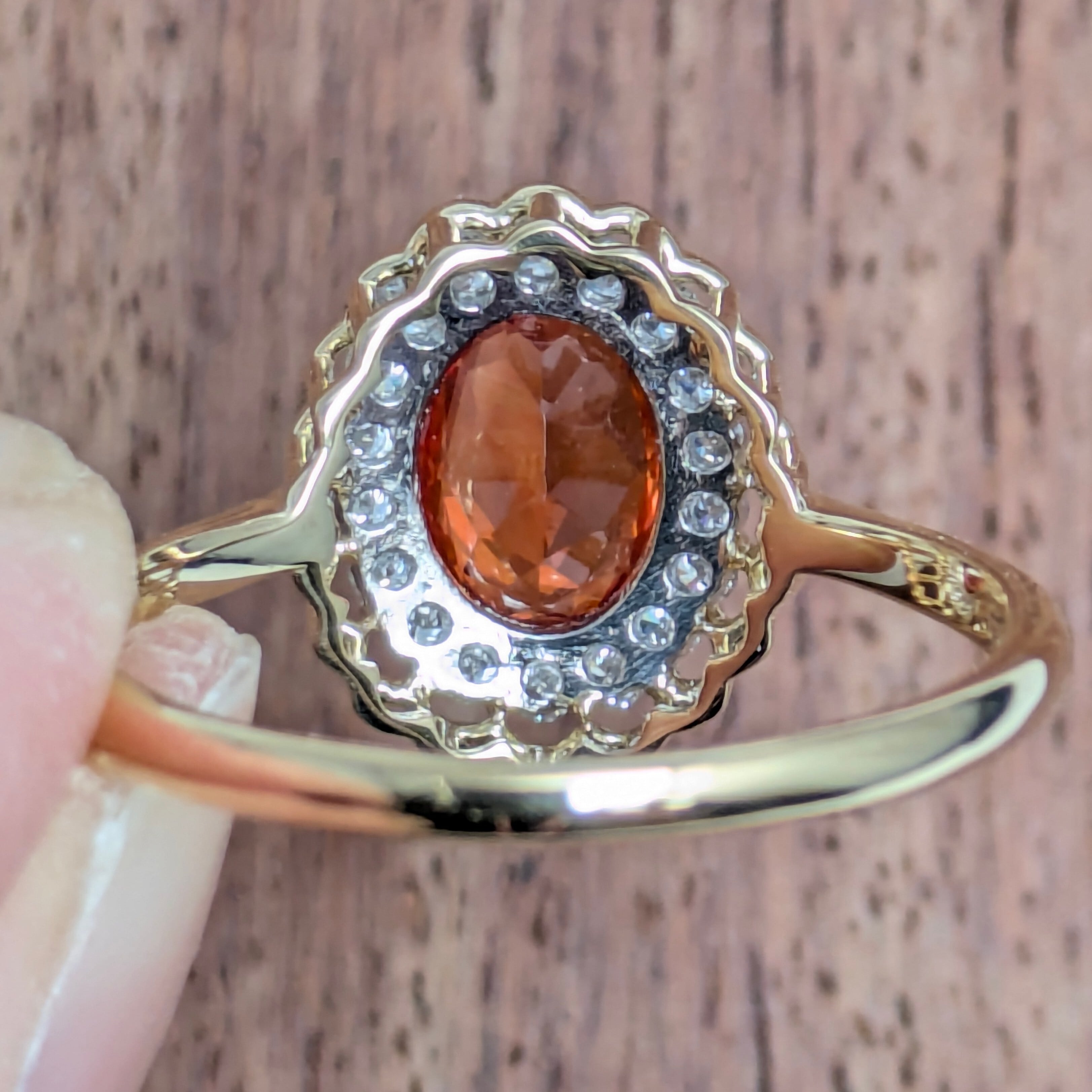 K18 ロードクロサイト ダイヤモンドリング　18金 K18 ロードクロサイト ダイヤモンドリング 18金 imgrc0090427083.jpg