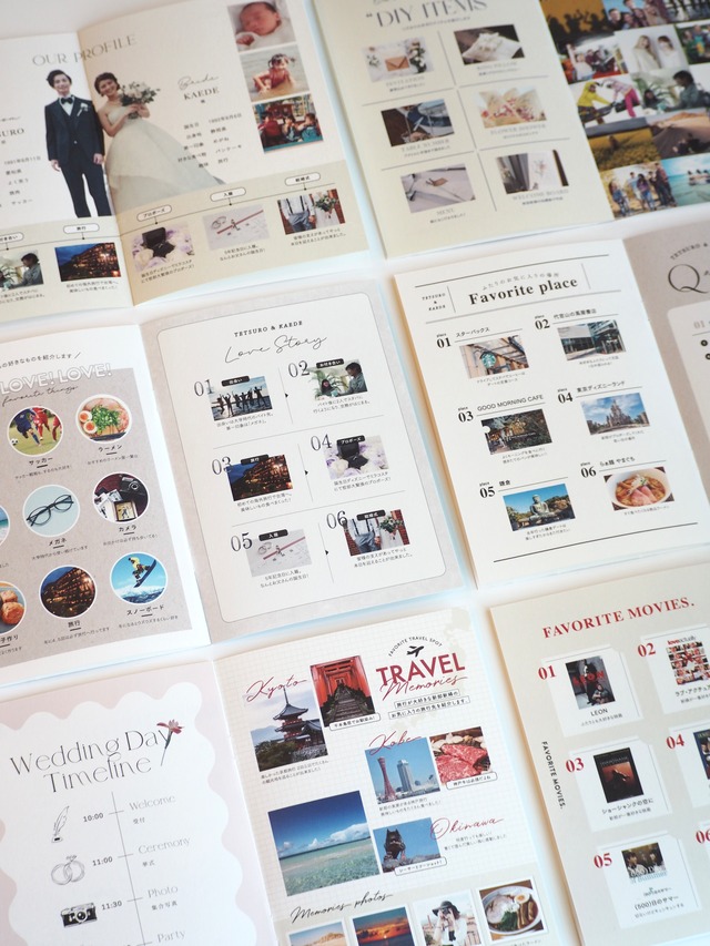 プロフィールブック｜B6｜8P　#2