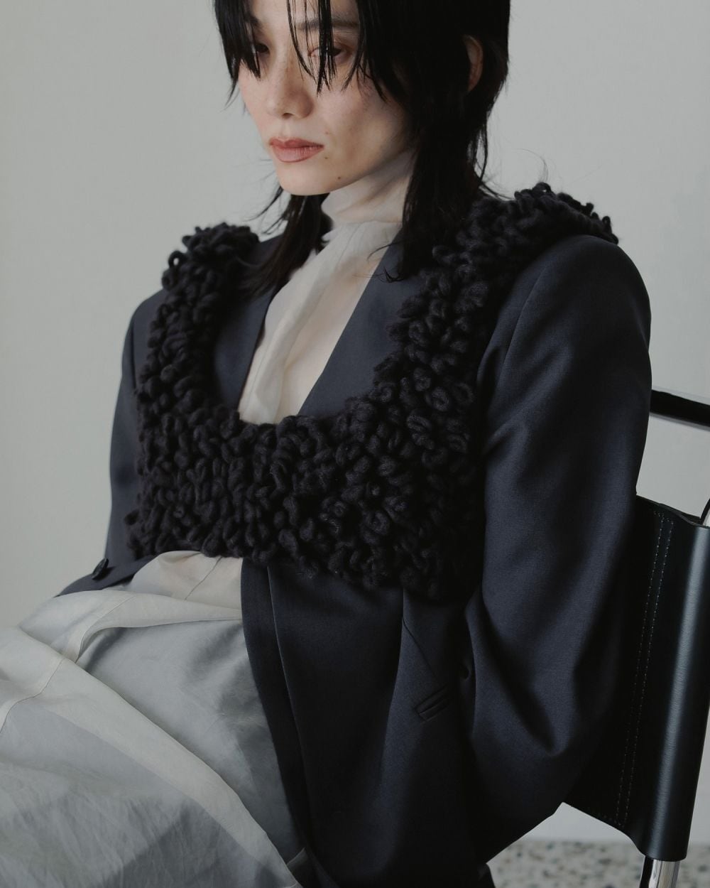 anuke アンヌーク Loop Knit Vest 62520527 | ANERCA & L.I.V