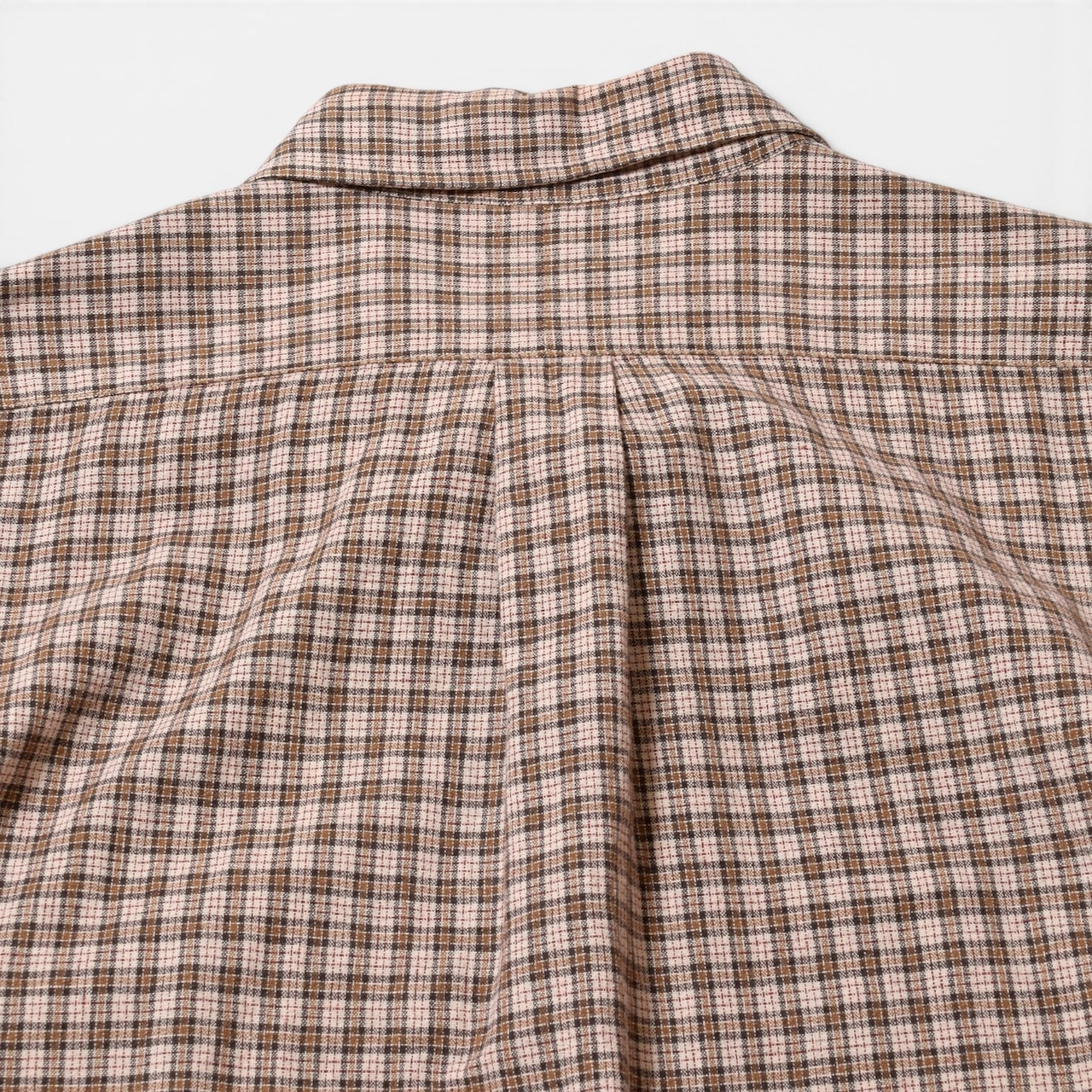 90s CHAPS Ralph Lauren リネンコットン チェック ボタンダウンシャツ