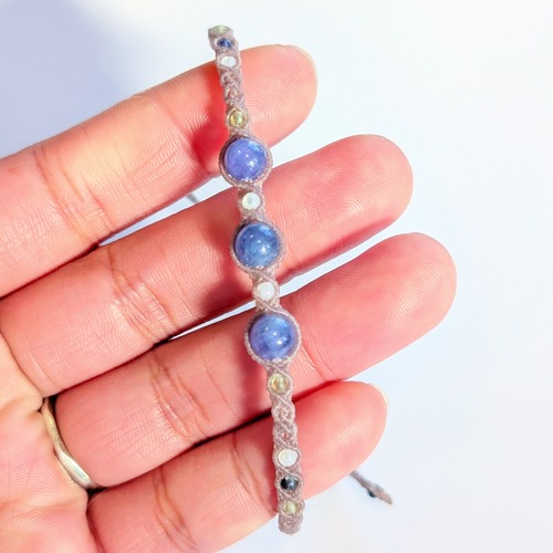 Bracelet /  Three Stone Tanzanite