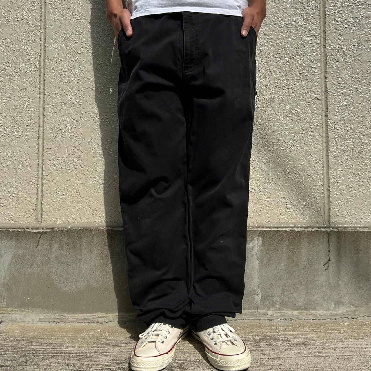 CARHARTT WIP ダブルニー ペインターパンツ ブラック 黒 W34ウエスト