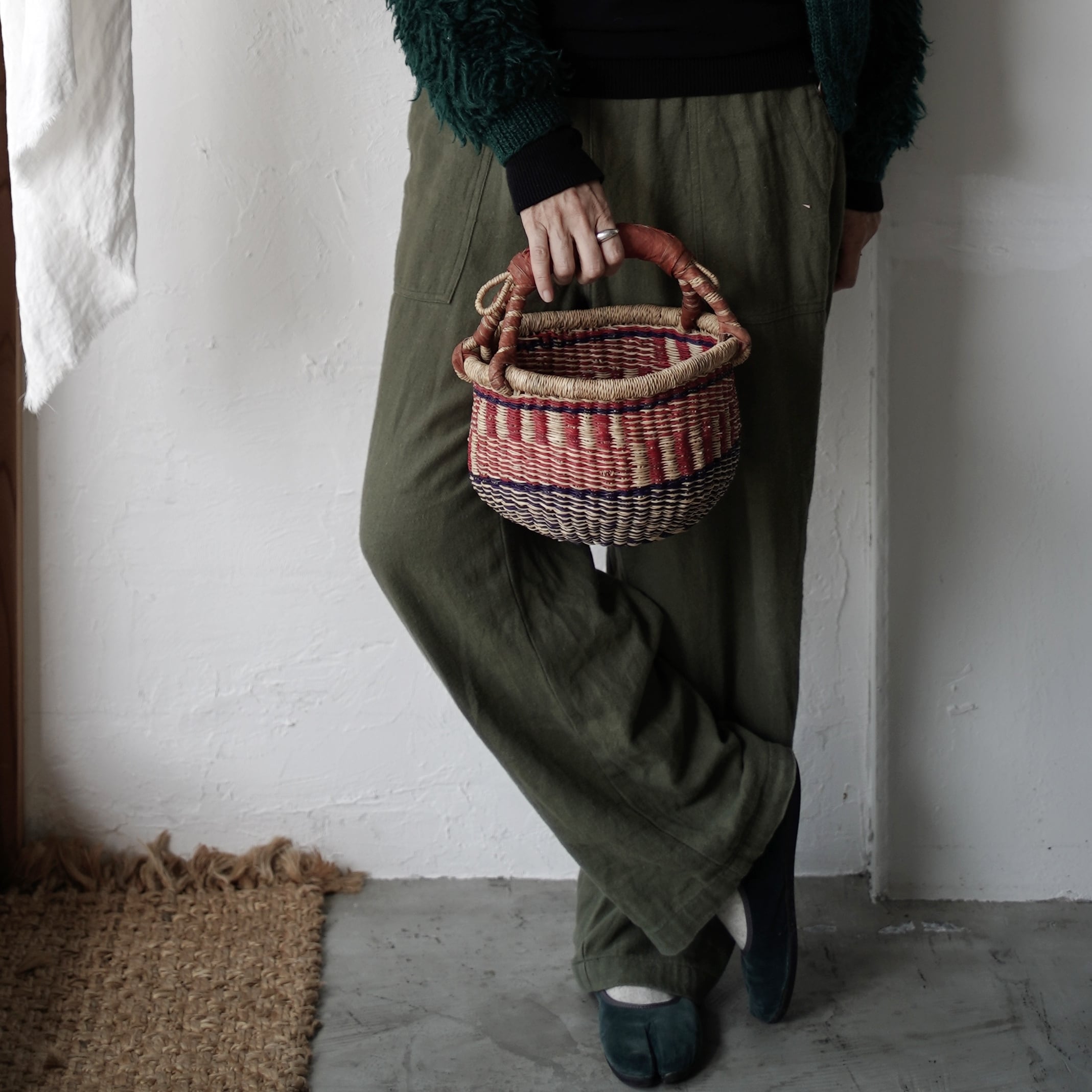 エレファントグラスバスケット／ラウンド Sサイズ | Sweet Things