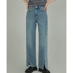 blue high waist retro jeans