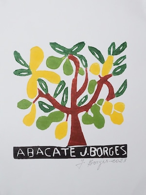 J.BORGES ジョタ・ボルジェス 木版画S【ABACATE】