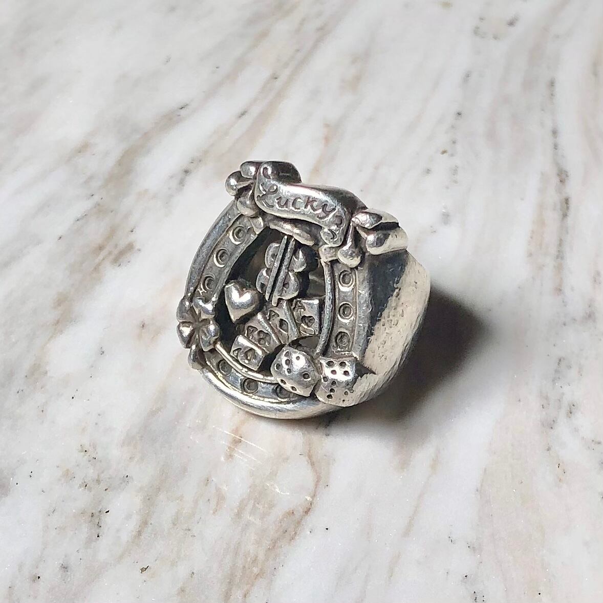 BILL WALL LEATHER silver ring 