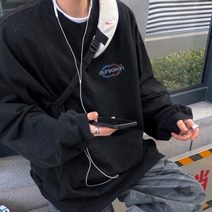 ダメージヴィンテージ風バックプリントロングTシャツ　1051