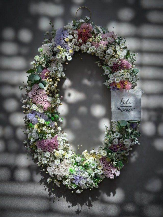 お花の絨毯スワッグ