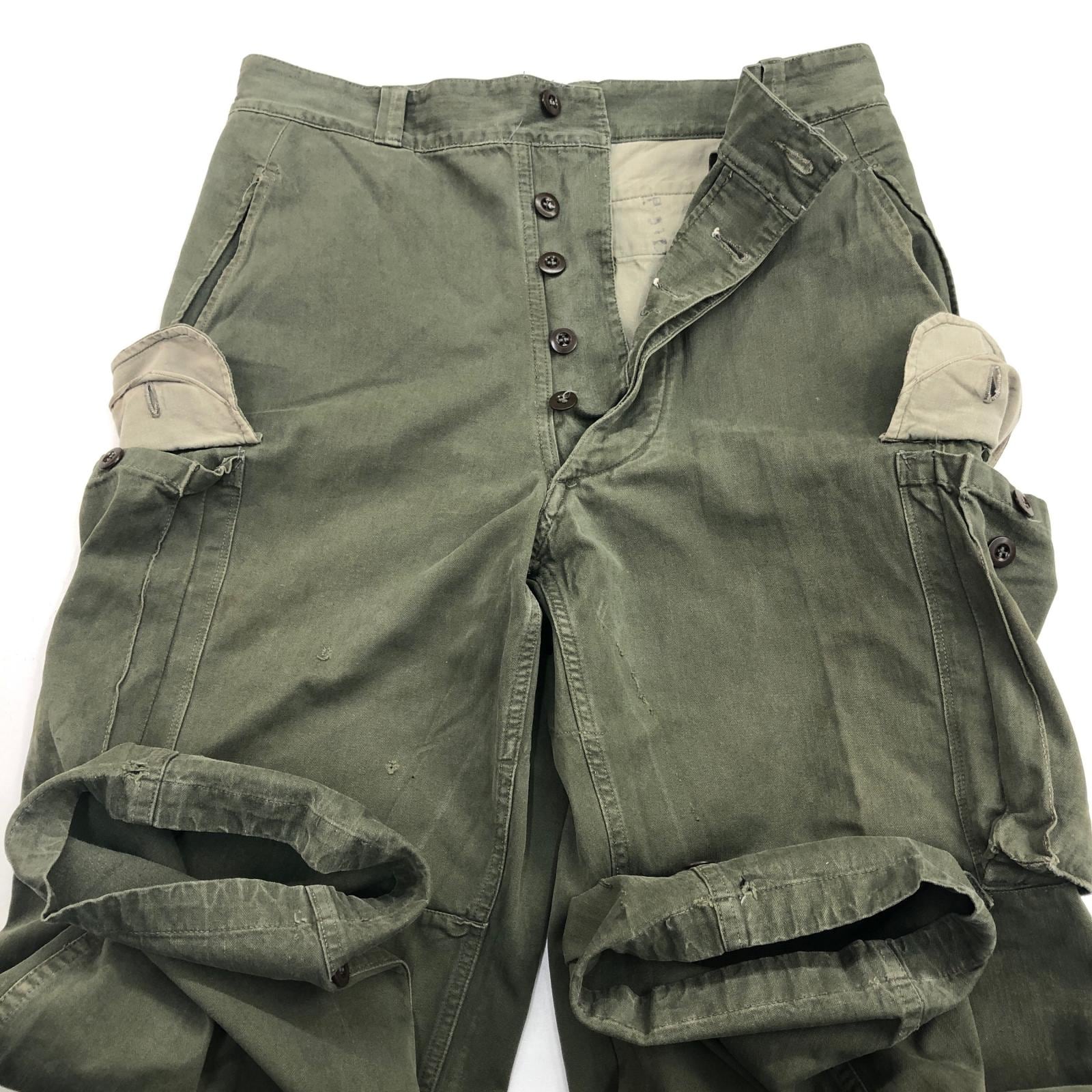 FRENCH ARMY フランス軍 60年代 M-47 カーゴパンツ 後期型 むきだし 1