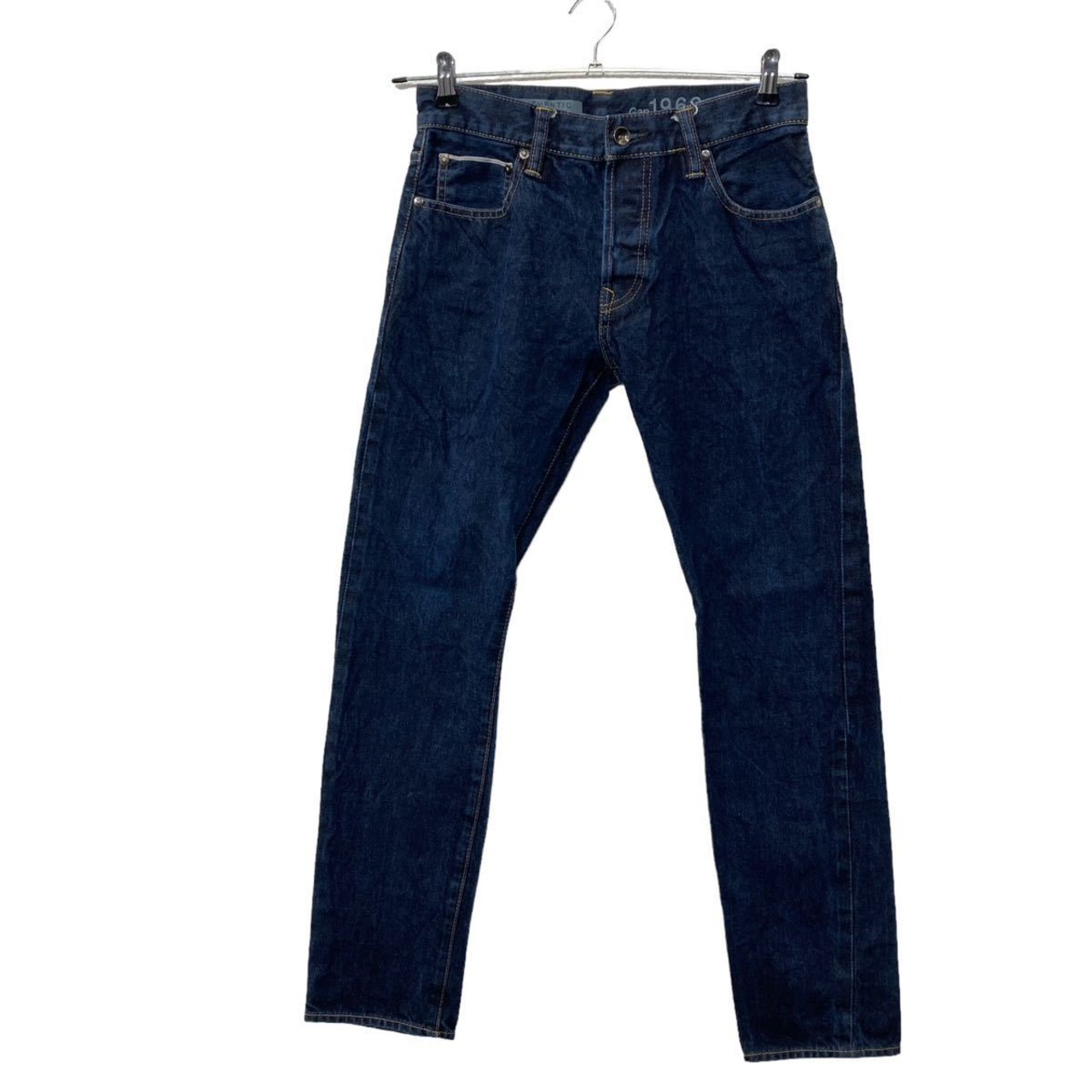 Gap1969 デニムパンツ W29 ギャップ ボタンフライ スキニー 紺 古着卸 