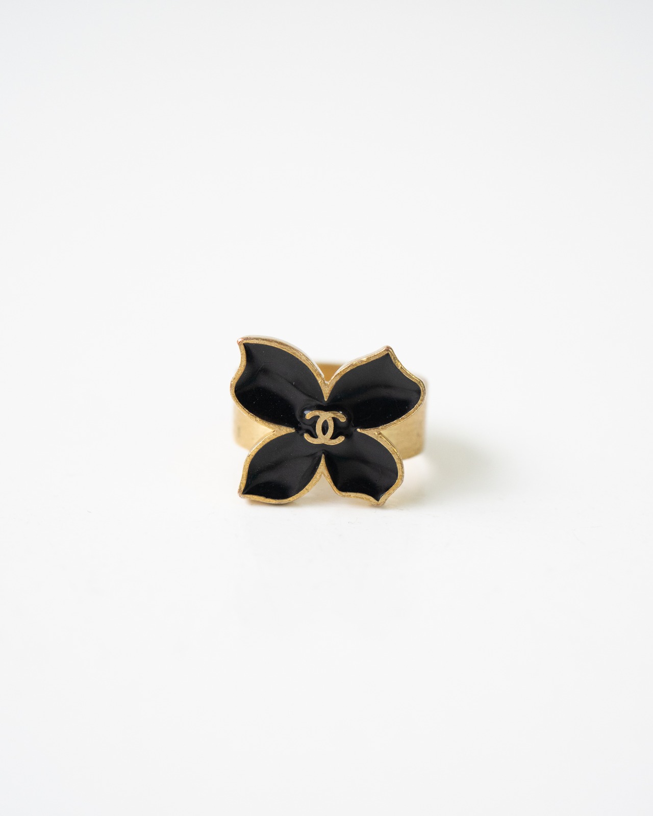 〈CHANEL〉CC Mark Flower Ring 2002SS