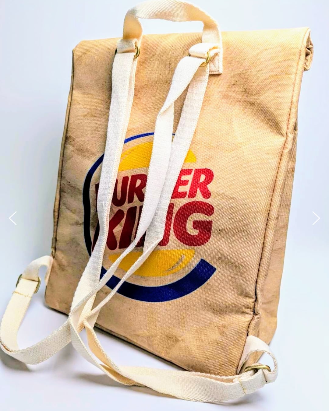 再入荷!【 BURGERKING ( バーガーキング )】 Backpack(バックパック) / リュック / 紙袋風 〚アメリカン雑貨 アメトイ〛
