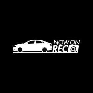 A3セダン【8V系】録画中 ステッカー