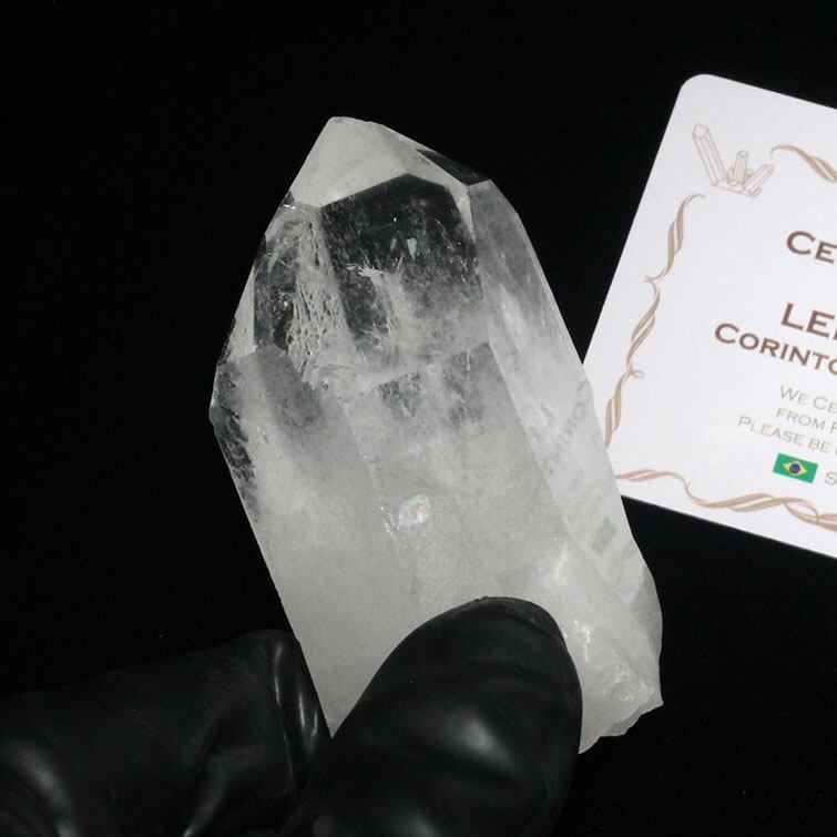 レムリアンシード クリスタル 水晶 原石 ブラジル ミナスジェライス州 コリント産 証明書付属 一点物 271-257