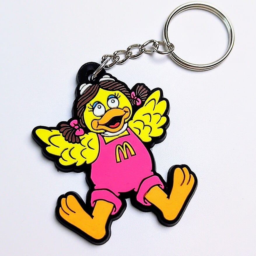 送料無料！ ★ラバーキーホルダー★ 【 McDonald's / Birdie（ マクドナルド / バーディー ）】 〚アメリカン雑貨 アメトイ〛