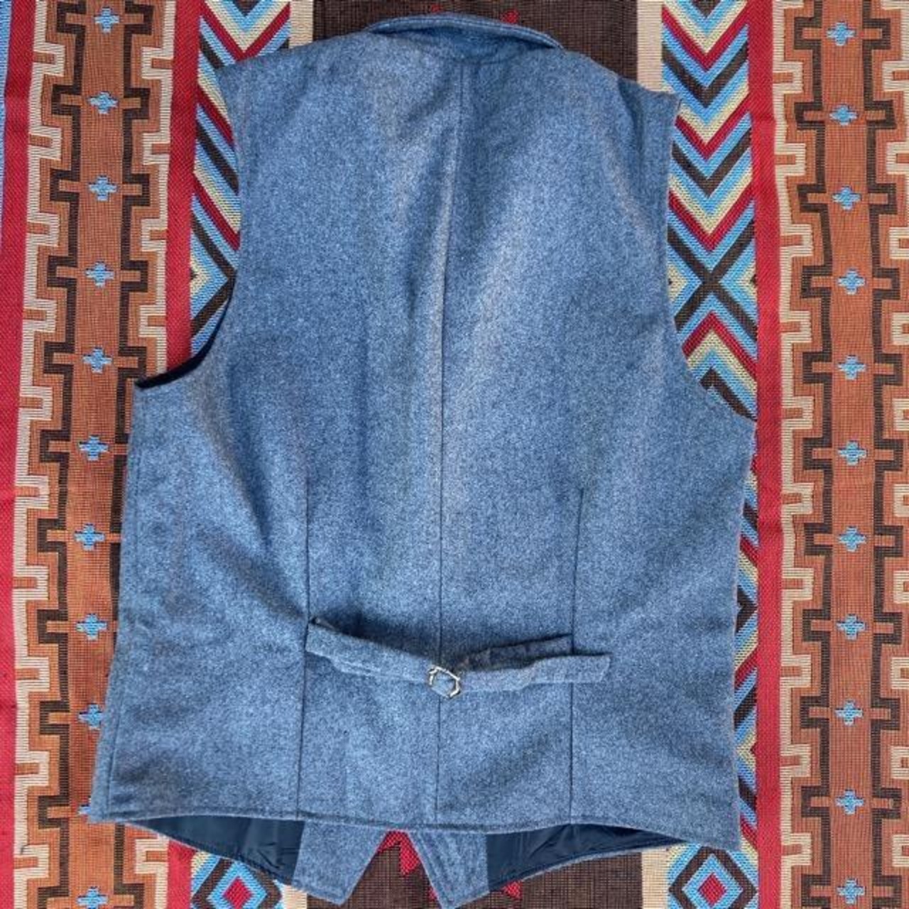 TOPANGA　Men's　襟付きウールベスト　グレー