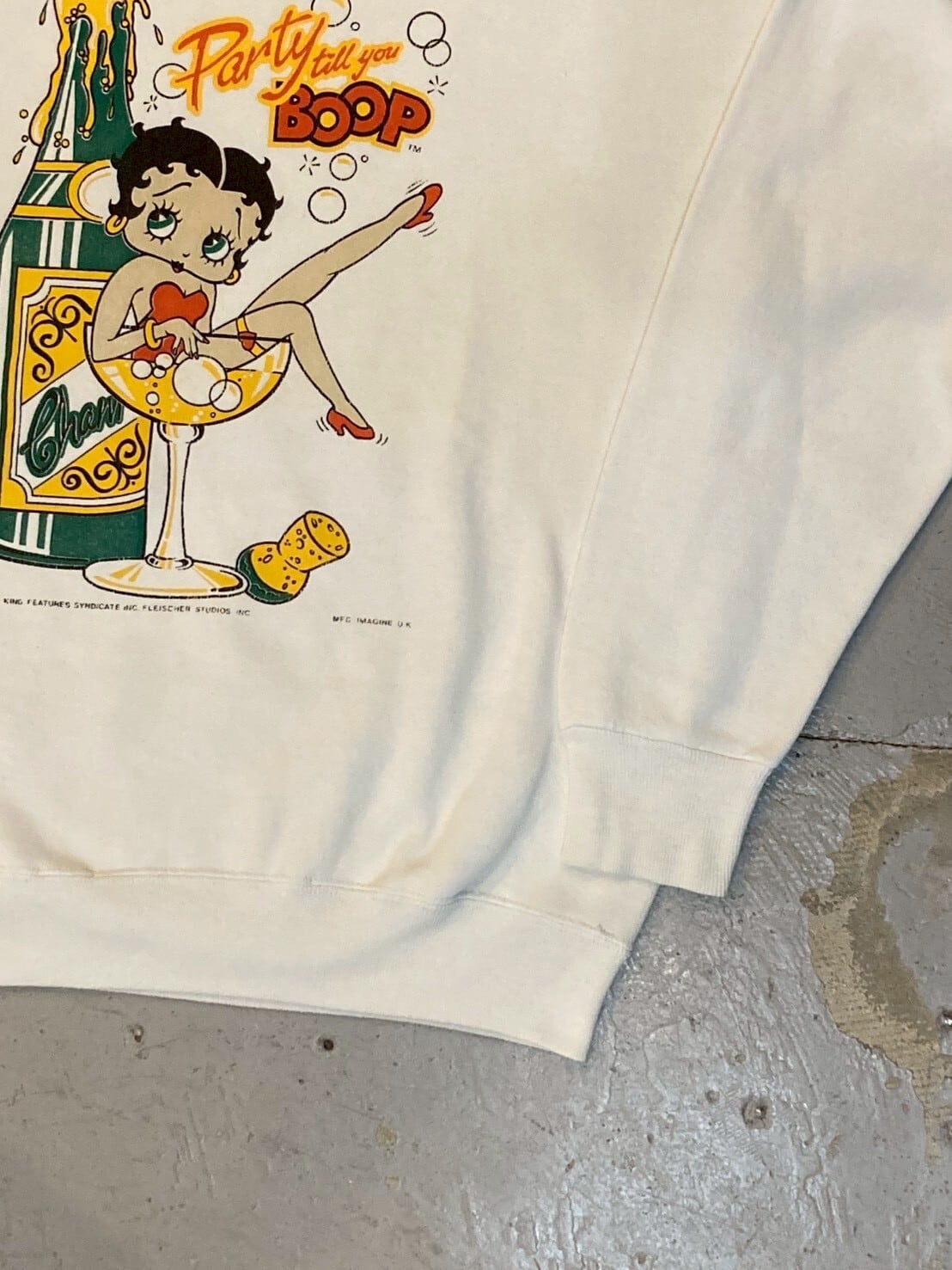 VINTAGE 90's BETTY BOOP LEE SWEATSHIRT MADE IN USA | vintage