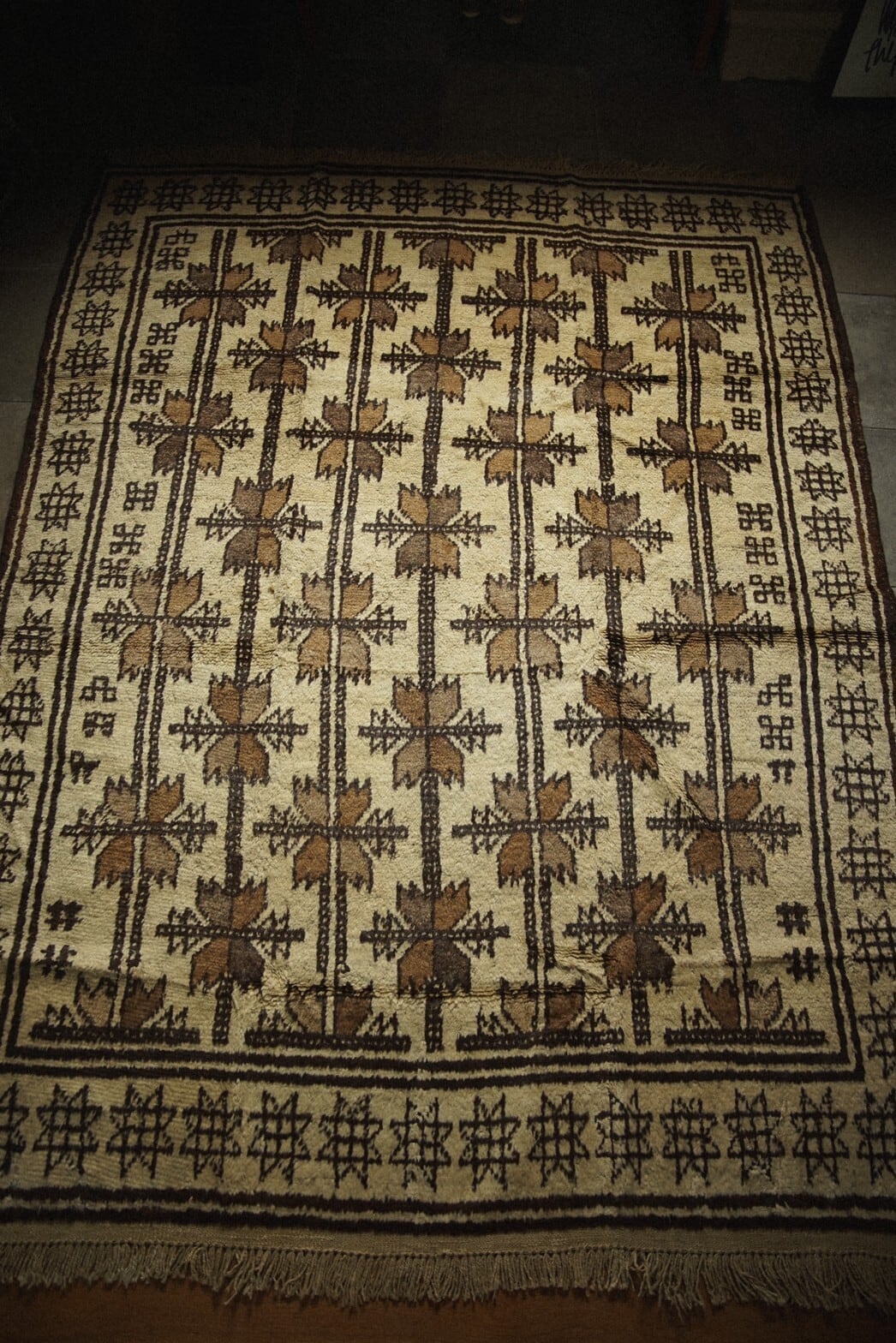 819 -Vintage Taimani rug | 手織りのヴィンテージラグ専門店 | Bahr