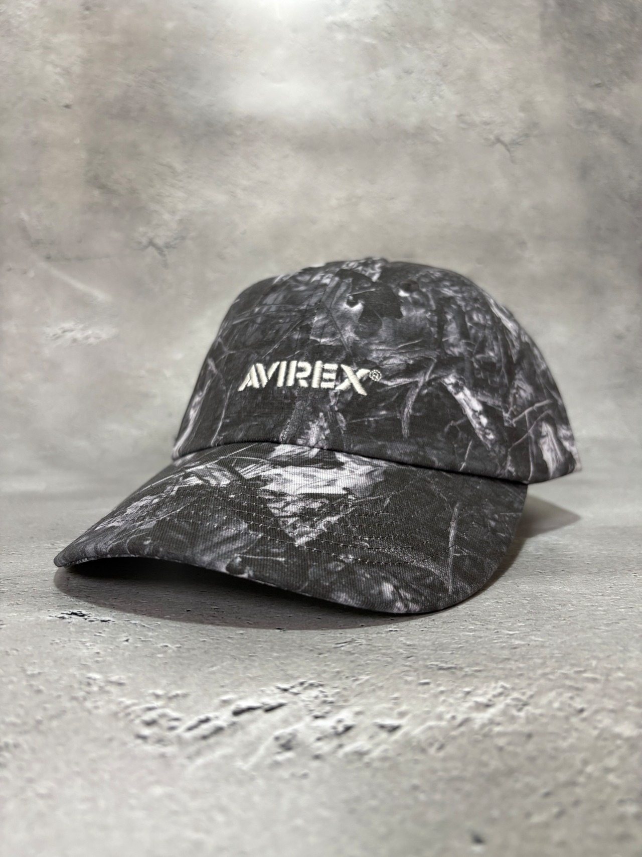 AVIREX / アヴィレックス リアルツリー カモ柄 キャップ ブラック