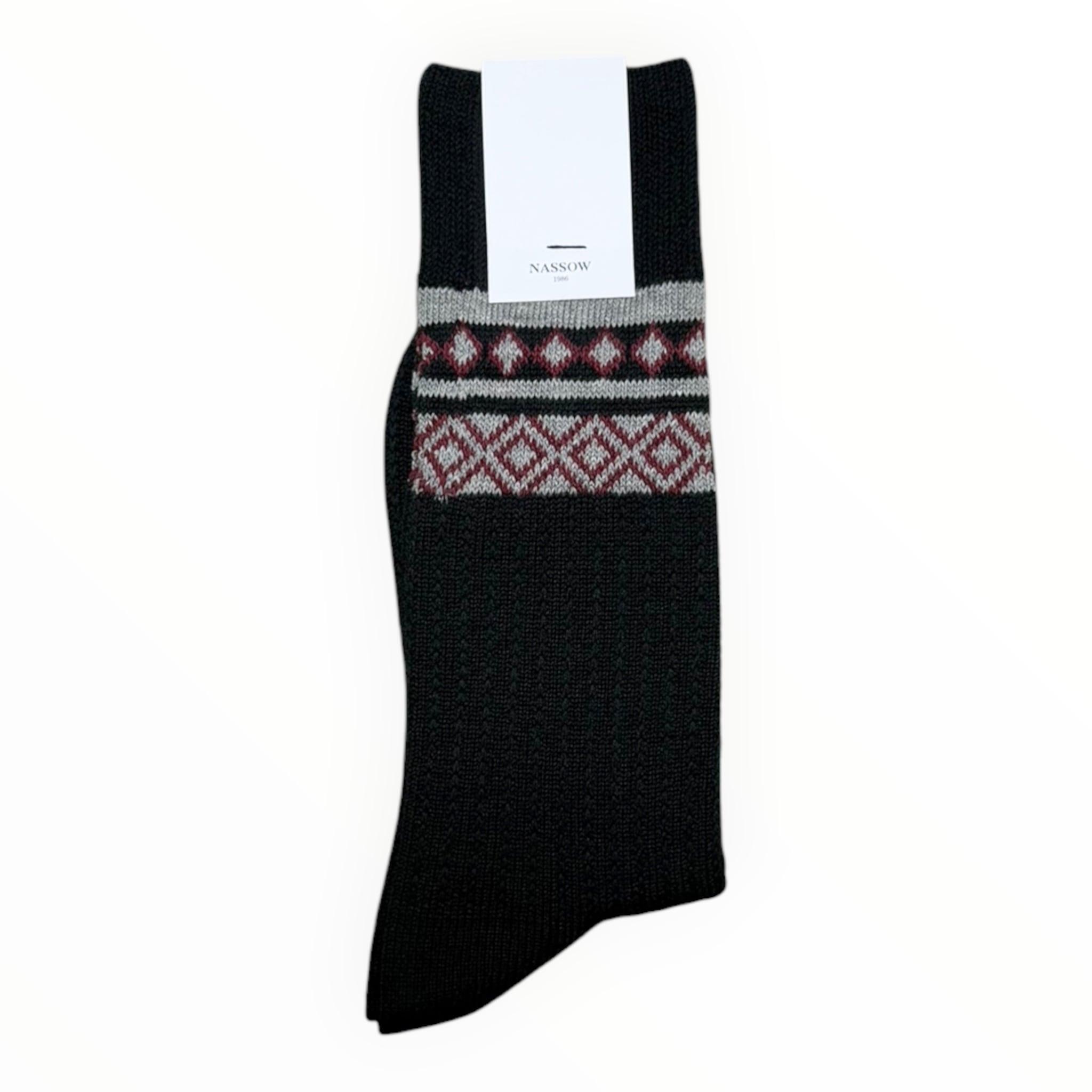 NASSOW(ナッソー) INTARSIA FAIRISLE SOCKS/1262101/00