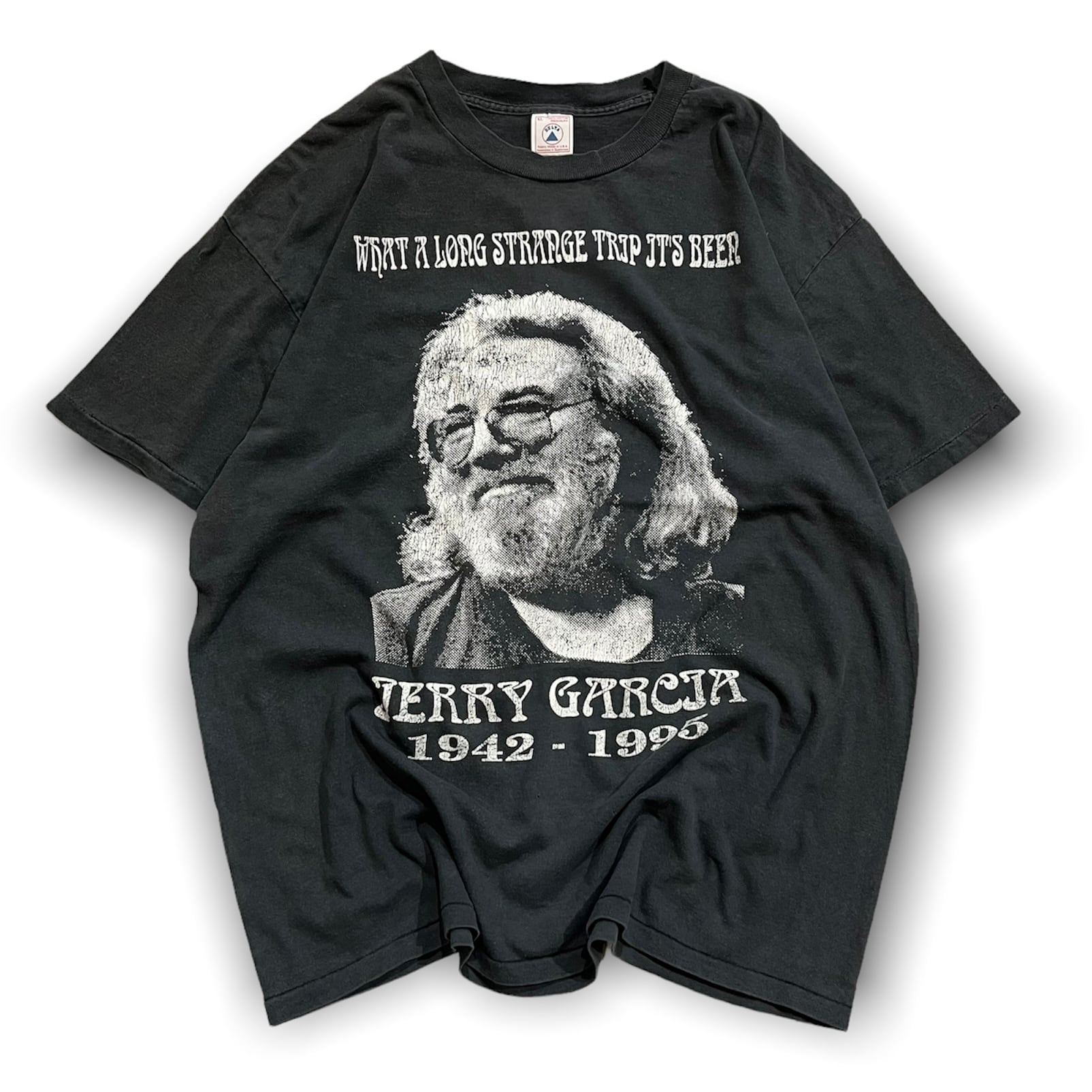 90s グレイトフルデッド ジェリー ガルシア アート プリント 半袖 Tシャツ