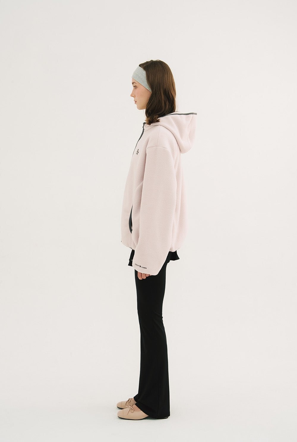 threetimes] Cookie fleece jacket (pink) 正規品 韓国ブランド 韓国