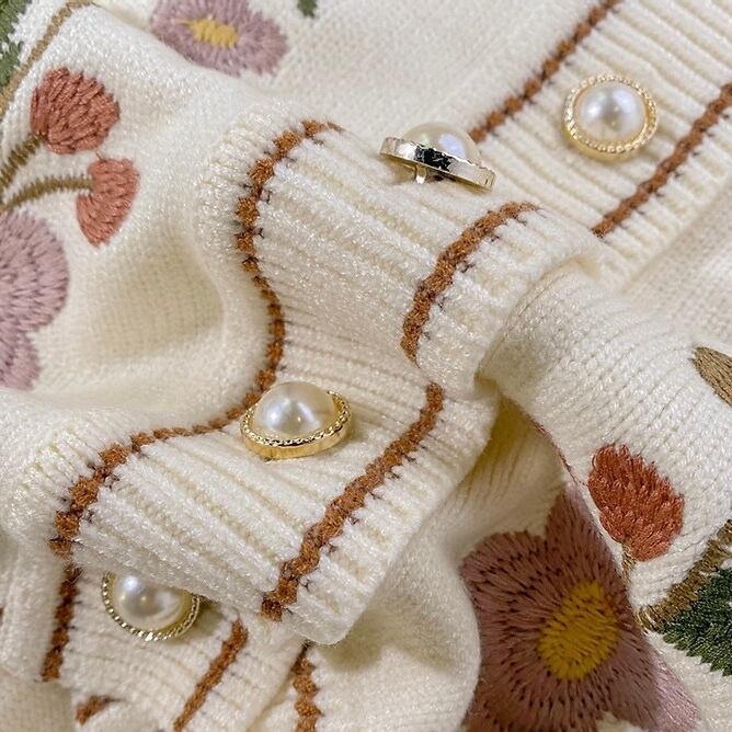 迷い込んだのは音のない花畑cardigan Pinkiniko 迷い込んだのは音のない花畑cardigan Pinkiniko