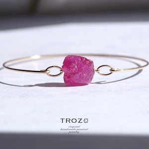 July【12 Gemstone Jewelry Collection】 ルビー 鉱物原石 14kgf ブレスレット 天然石 アクセサリー