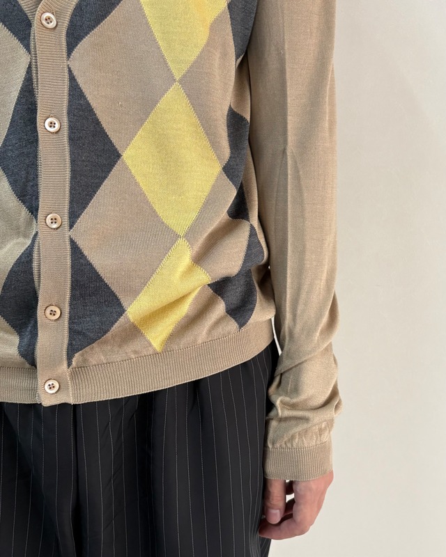 【2009/AW PRADA】argyle cardigan