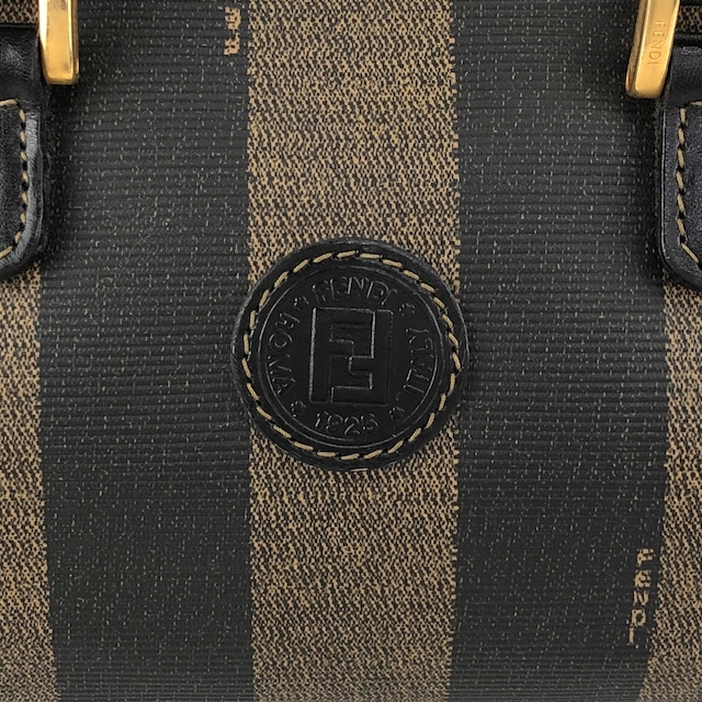 FENDI フェンディ ペカン ショルダーバッグ ブラック PVCレザー 2way ミニボストン vintage ヴィンテージ オールド jy5pns