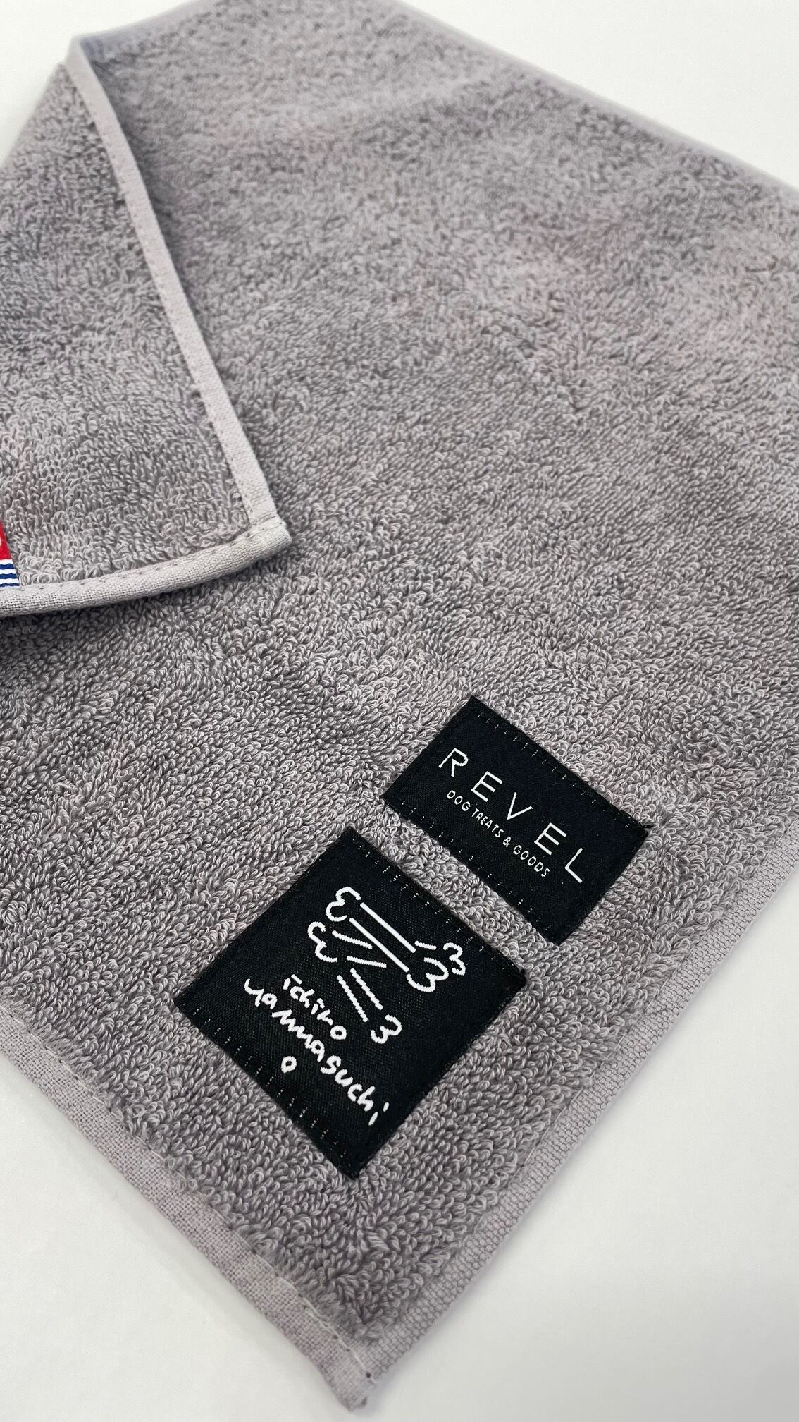 REVEL 山口一郎さん ハンドタオル | revel ｜ ペット用品 犬おやつ