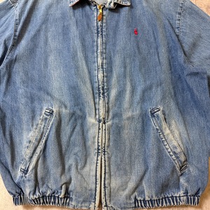〜90's USA RALPH LAUREN Denim Swing Top Jacket 90年代 アメリカ デニム スイングトップ シャツ ジャケット ワークジャケット ヴィンテージ ビンテージ  TT2026-0038