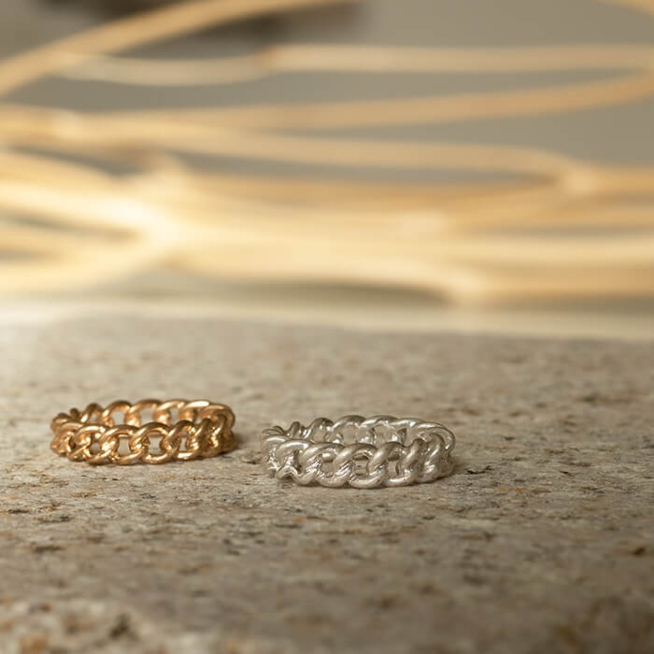 【ネコポス便】ヴィンテージ風 ブレイドリング  (0136)