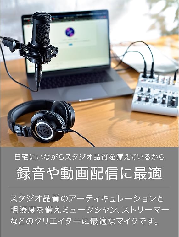 Amazon.co.jp限定】 オーディオテクニカ AT2020GM コンデンサーマイク