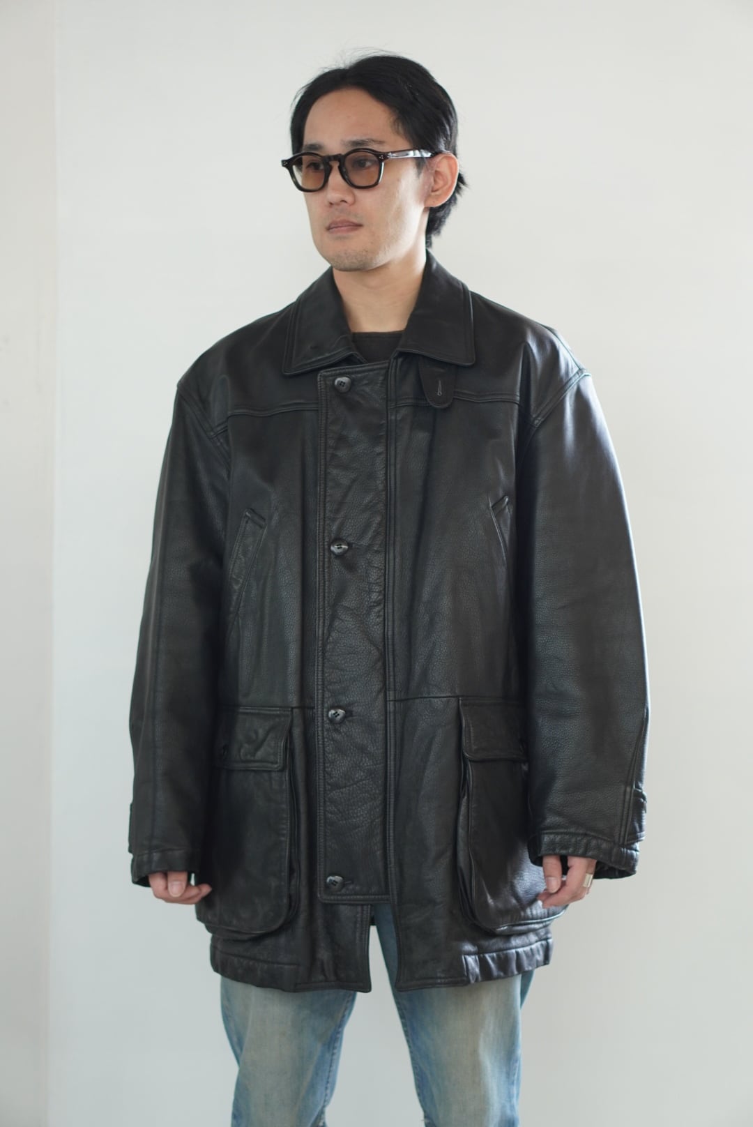Christian Dior MONSIEUR Leather Field Coat