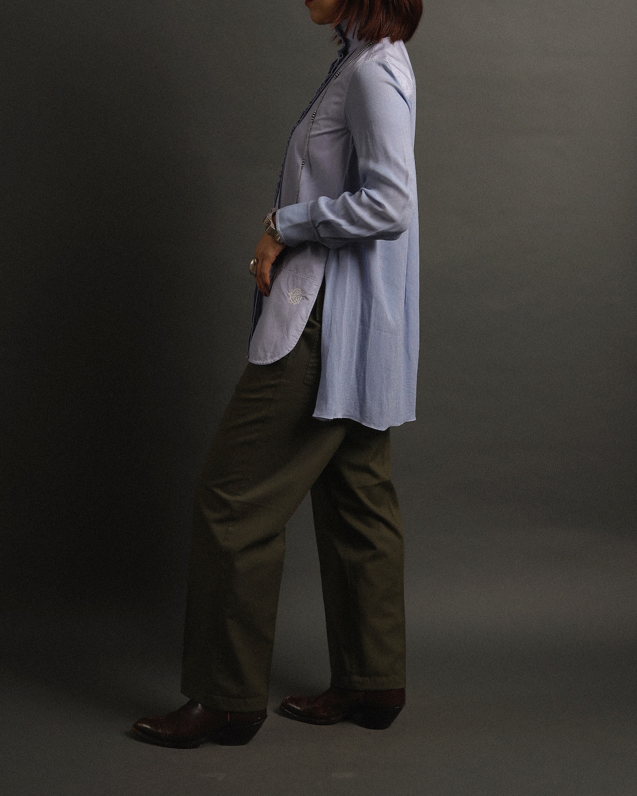 Chloe / Frilled Blouse