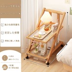 サイドテーブル コーヒーテーブル ベットサイドテーブル キャスター付き 木製 おしゃれ インテリア デスクトップ装飾 玄関装飾 リビング装飾