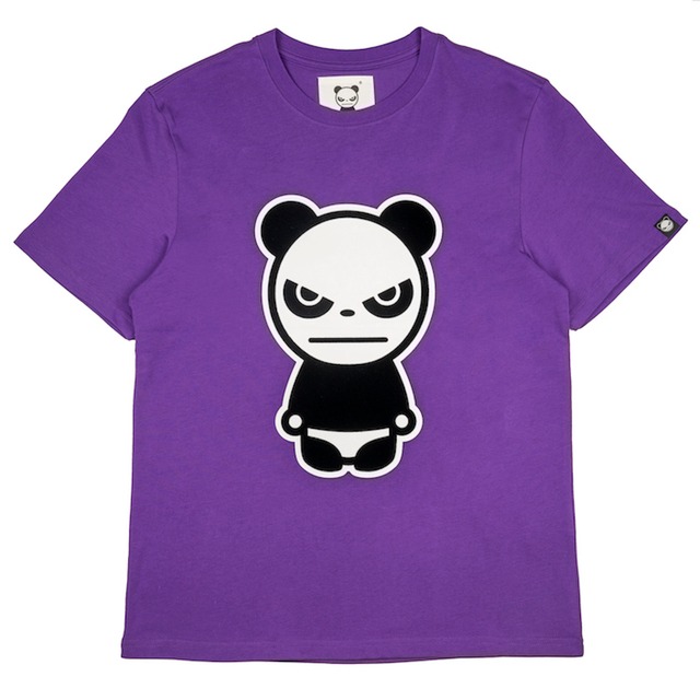 【HIPANDA 】1979メンズ カラフル フロッキー プリント TシャツPURPLE・ORANGE・YELLOW