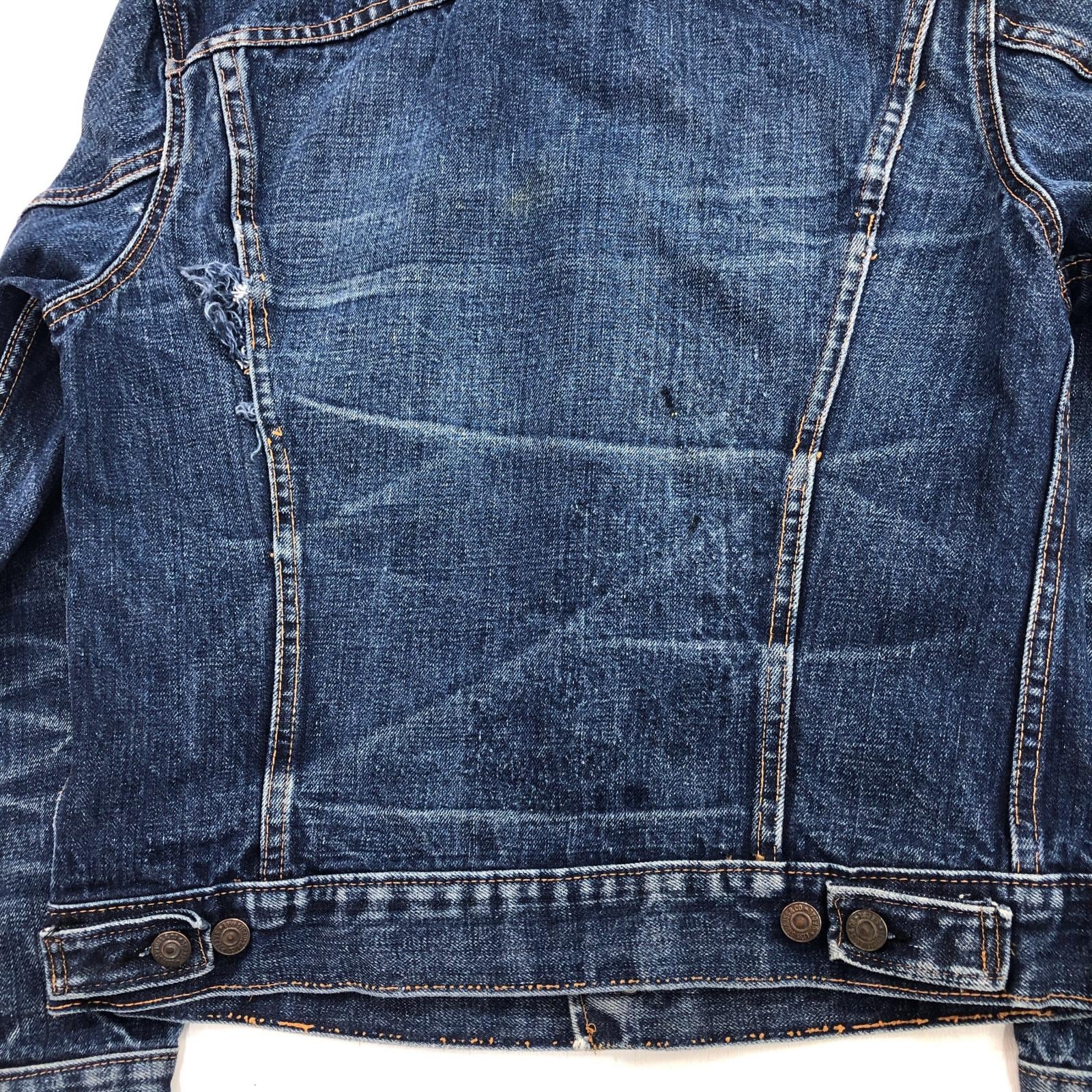 LEVI'S リーバイス 60年代 USA製 70505 4th BIG E 不均等V ボタン裏