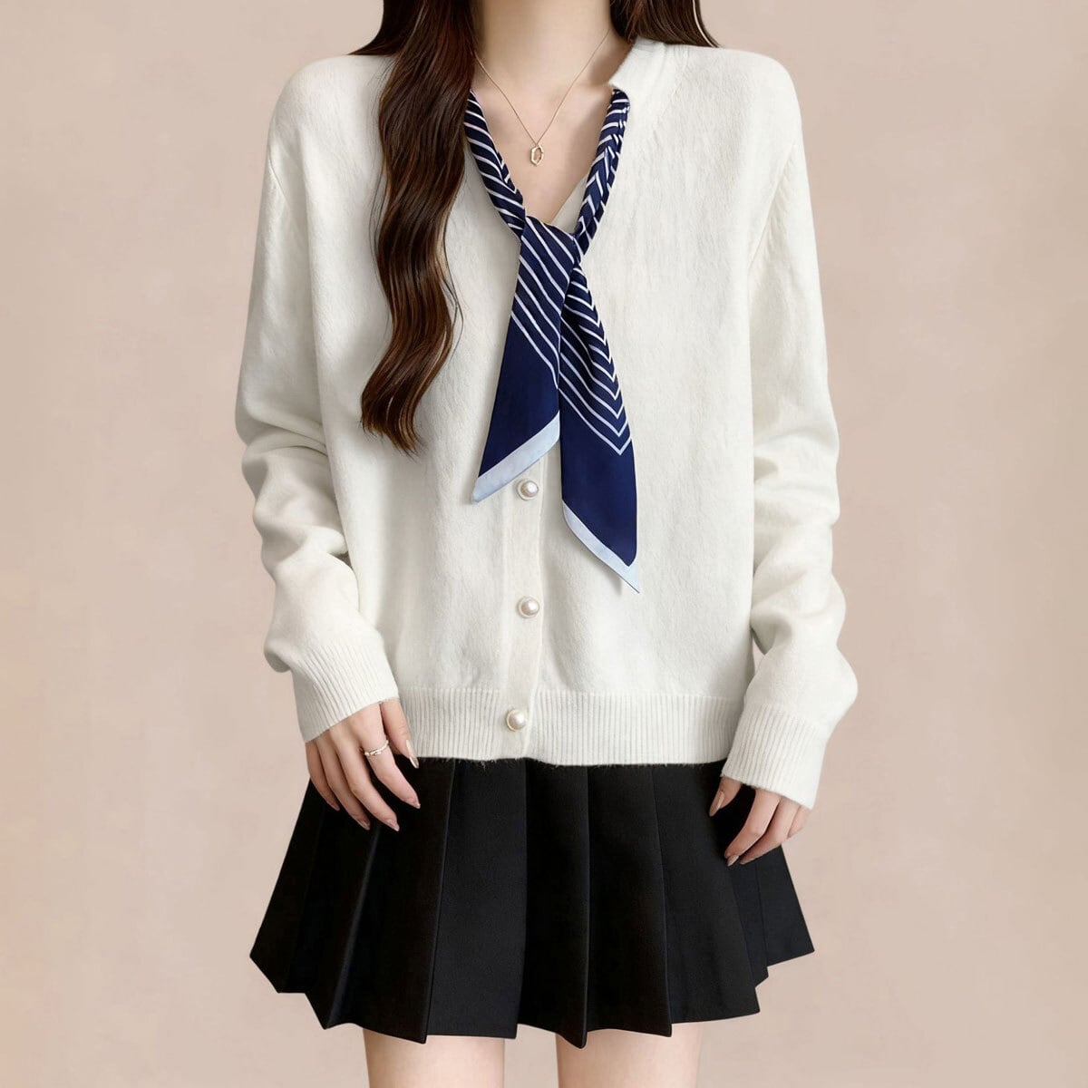 ボウタイ ニット 長袖 レディース 秋冬 韓国 きれいめ 大人 かわいい おしゃれ カジュアル 通勤 OL ビジネス オフィス ゆったり ニットカーディガン 大人可愛い 大人女子