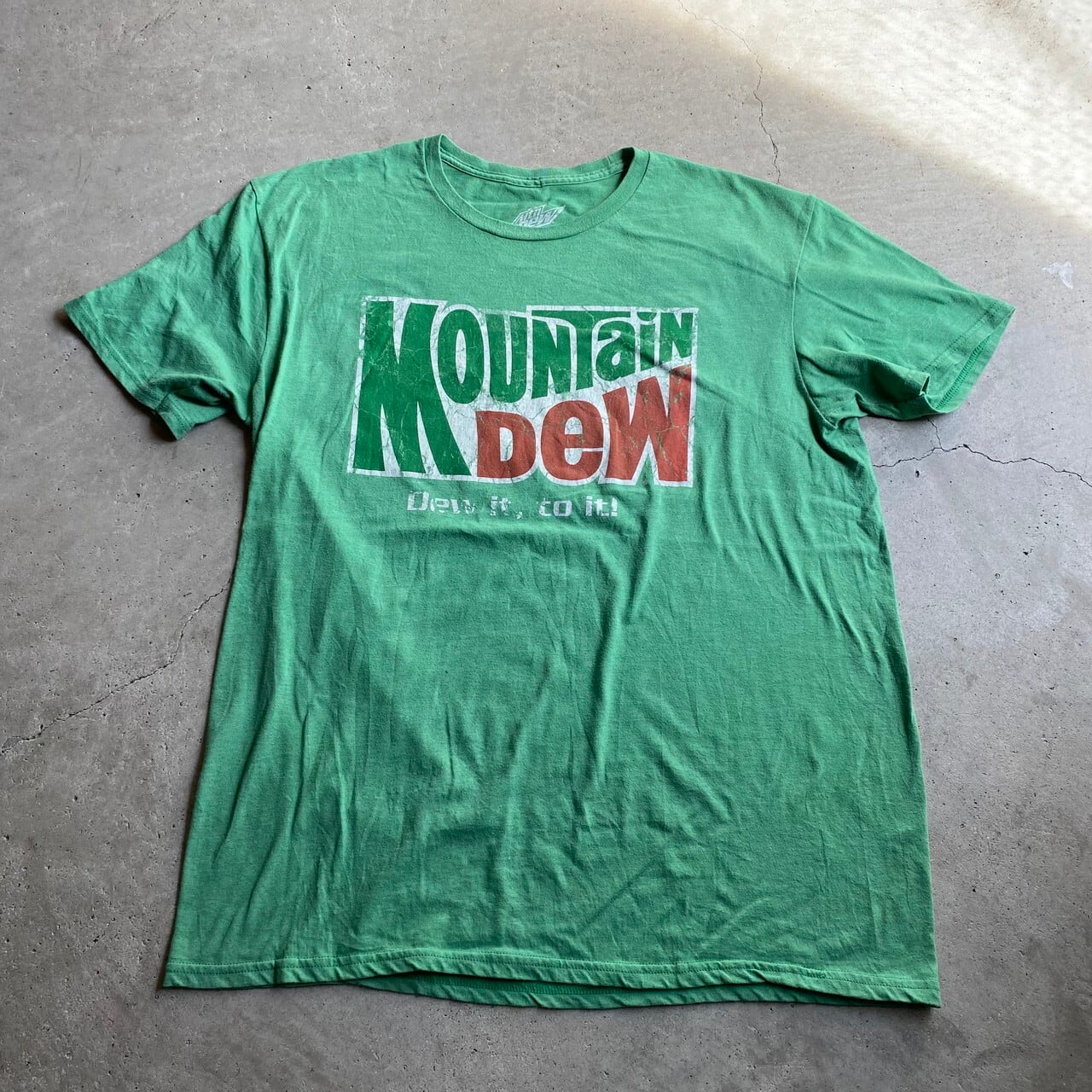 MOUNTAIN DEW マウンテンデュー アドバタイジング 企業ロゴ プリントT 